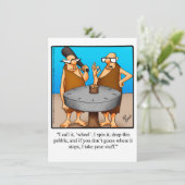 Funny Casino Night Party uitnodigingen (Staand voorkant)