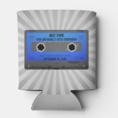 Funny Cassettebandje Birthday Party Blikjeskoeler (Achterkant)