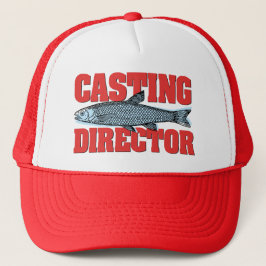 Funny Casting Director Vist Angler Trucker Hat Pet