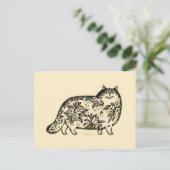 Funny Cat 2013 Calendar Briefkaart (Staand voorkant)