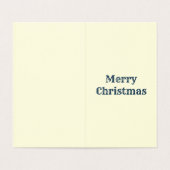 Funny Cat 25-pak kerstkaarten Kaart (Binnenkant ongevouwen)