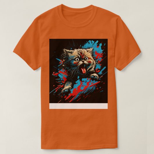 Funny Cat 2 T-shirt (Design voorkant)