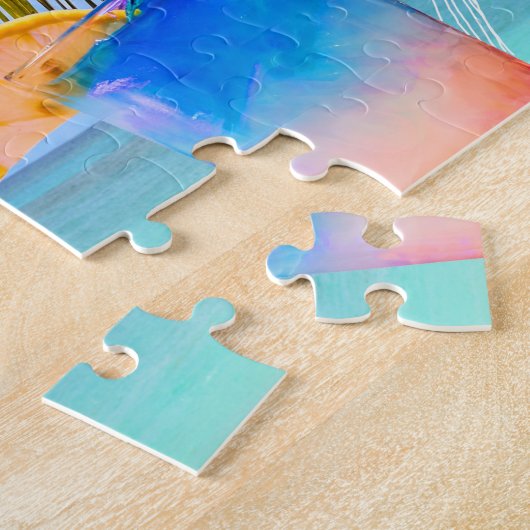 Funny Cat 675 Beach Legpuzzel (Zijkant)