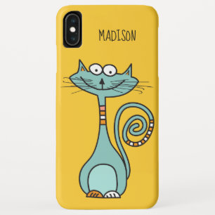 Funny Cat, aangepaste naam en draagtas voor kleure Case-Mate iPhone Case