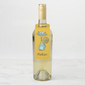 Funny Cat, aangepaste naam en hangers voor kleuren (Op fles)