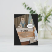 Funny Cat Affiration Briefkaart (Staand voorkant)