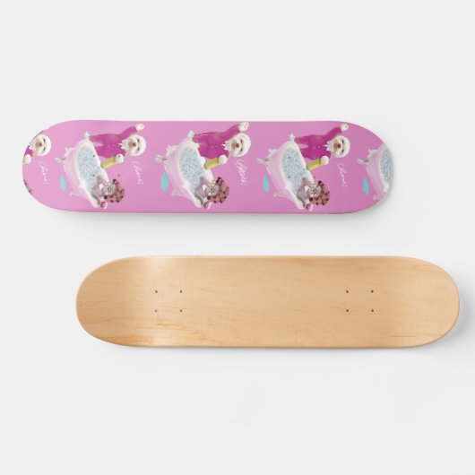 Funny Cat and Dog Celebrther Persoonlijk Skateboard (Horizontaal)