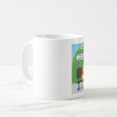 Funny Cat and Dog Coffee Mok (Voorkant links)