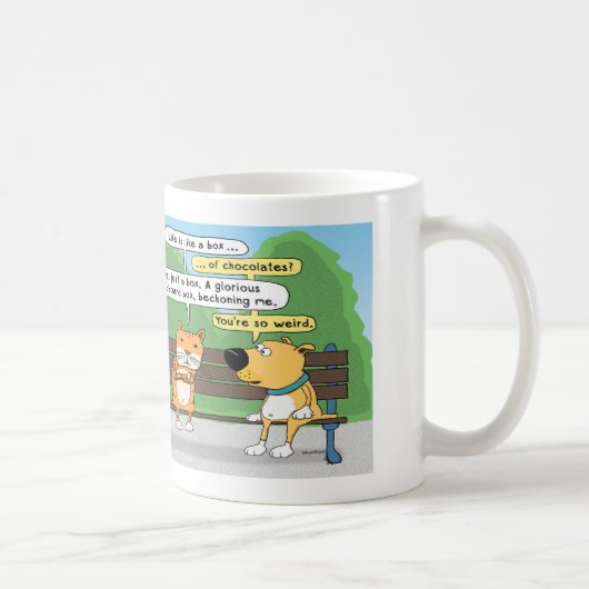 Funny Cat and Dog Coffee Mok (Rechts)