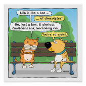 Funny Cat and Dog Poster (Voorkant)