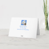 Funny Cat and Fish Enmoegement Kaart (Achterkant)