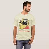 Funny Cat and Mouse T Shirt (Voorkant volledig)