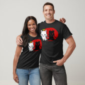 Funny Cat Angel Outside Devil Inside Comic Shirt (Unisex)