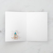 Funny Cat Animals met een feestdag Kaart (Binnen)