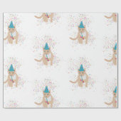 Funny Cat Animals met een partij Cadeaupapier (Vlak)