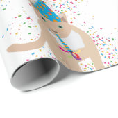 Funny Cat Animals met een partij Cadeaupapier (Rol Hoek)