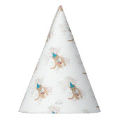 Funny Cat Animals met een partij Feesthoedjes (Links)