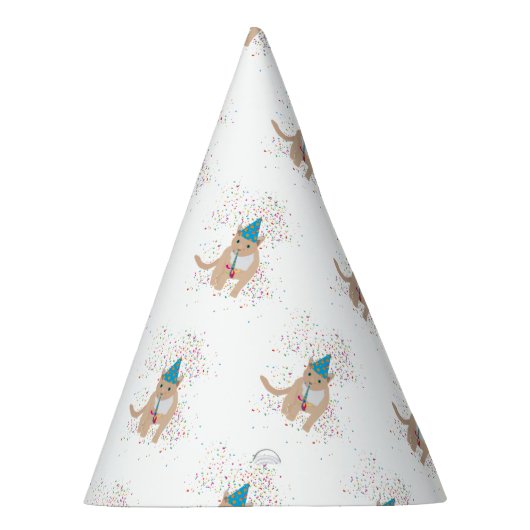 Funny Cat Animals met een partij Feesthoedjes (Rechts)