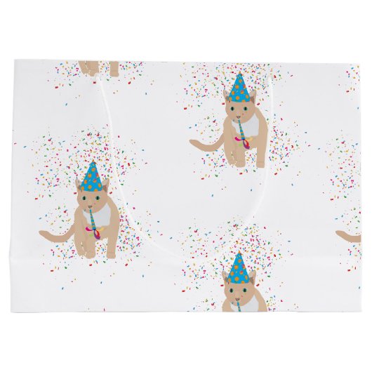 Funny Cat Animals met een partij Groot Cadeauzakje (Achterkant)