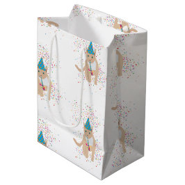 Funny Cat Animals met een partij Medium Cadeauzakje