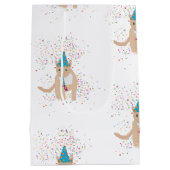 Funny Cat Animals met een partij Medium Cadeauzakje (Achterkant)