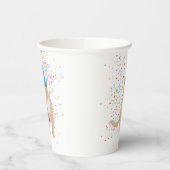 Funny Cat Animals met een partij Papieren Bekers (Links)