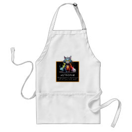 Funny Cat Apron – Astrophe: Unapologetic Destroyer Standaard Schort