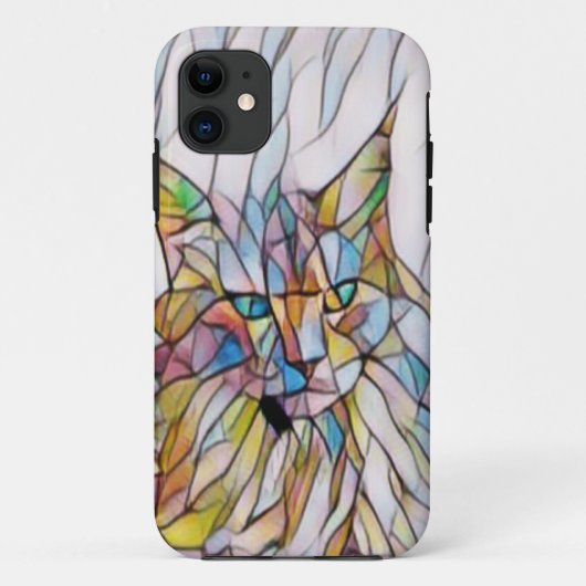 Funny Cat Artwork Case-Mate iPhone Case (Achterkant)