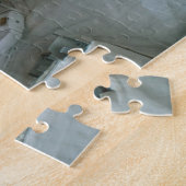 Funny Cat Astronaut in de ruimte Legpuzzel (Zijkant)