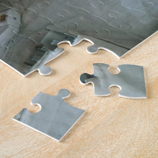 Funny Cat Astronaut in de ruimte Legpuzzel (Zijkant)