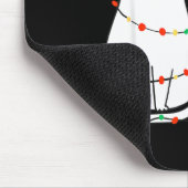 Funny Cat Ball Buster Christmas Humor Muismat (Hoek)