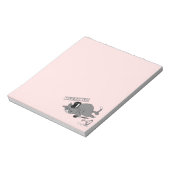 Funny Cat Baron Pun Cartoon Notitieblok (Linkerzijde)