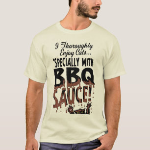 Funny Cat BBQ T-shirt