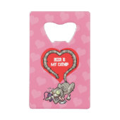 Funny Cat Beer Is Mijn Catnip Drooling Tabby Carto Creditkaart Flessenopener (Voorkant)