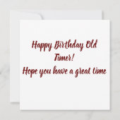 Funny Cat Birthday (Achterkant)