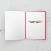 Funny Cat Birthday Kaart (Binnen)