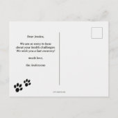 Funny Cat Booze krijgen snel Briefkaart (Achterkant)