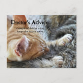 Funny Cat Booze krijgen snel Briefkaart (Voorkant)