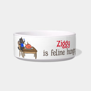 Funny Cat Bowl,  voor je Furry Friend Voerbakje