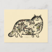 Funny Cat Briefkaart (Voorkant)