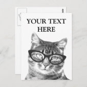 Funny cat briefkaarten (Voorkant / Achterkant)