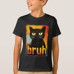 Funny Cat Bruh voor Tiener jongens meisjes Mannen  T-shirt