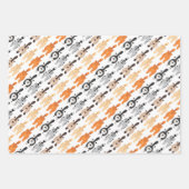 Funny Cat Butt Wrapping Paper Flat Sheet Set 3 (Voorkant)