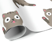 Funny Cat Cadeaupapier (Rol Hoek)