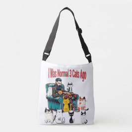 Funny Cat Canvas tas – I Was Normal 3 Cats Ago