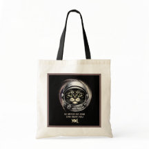Funny Cat Canvas tas Space Parodie - Bewerkbare te