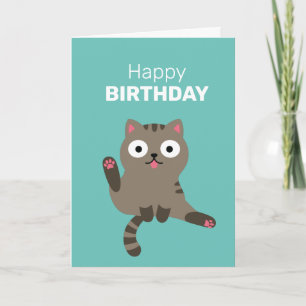 Funny Cat Card Kaart