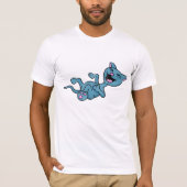 Funny Cat Cartoon "KP" uit Money is Funny T-shirt (Voorkant)