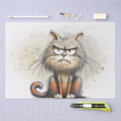 Funny Cat Cartoon Tissuepapier (Craft)