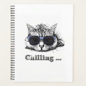 Funny Cat Chilling With Cute Sunglasses           Planner (Voorkant)